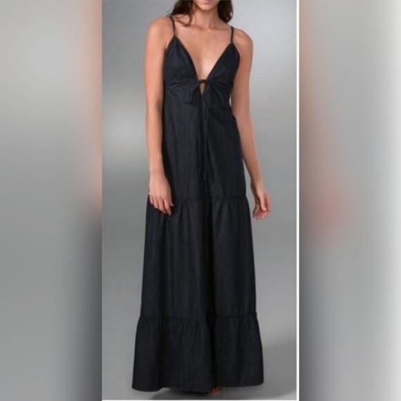 7 for all Mankind Tiered Maxi SZ L NWT - Picture 1 of 5